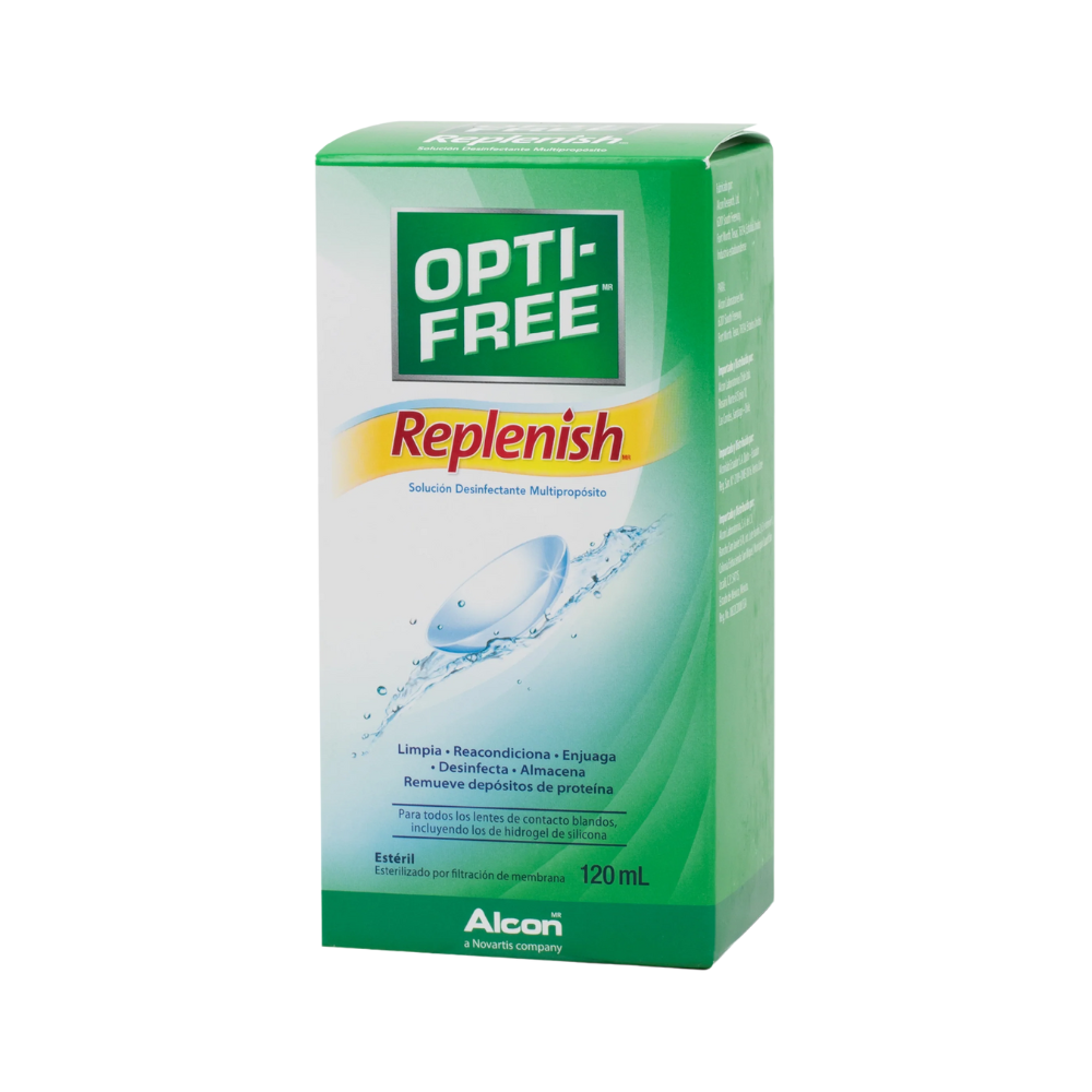 Solución Opti-Free Replenish 120ml
